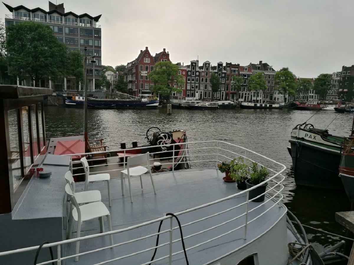 Ferienwohnung Houseboat Rose Amsterdam Exterior foto