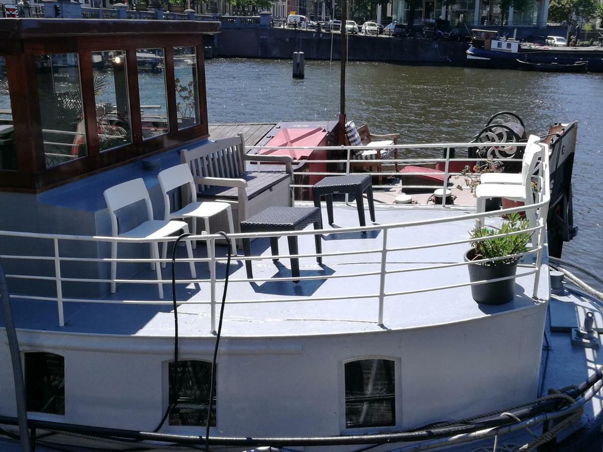 Ferienwohnung Houseboat Rose Amsterdam Exterior foto