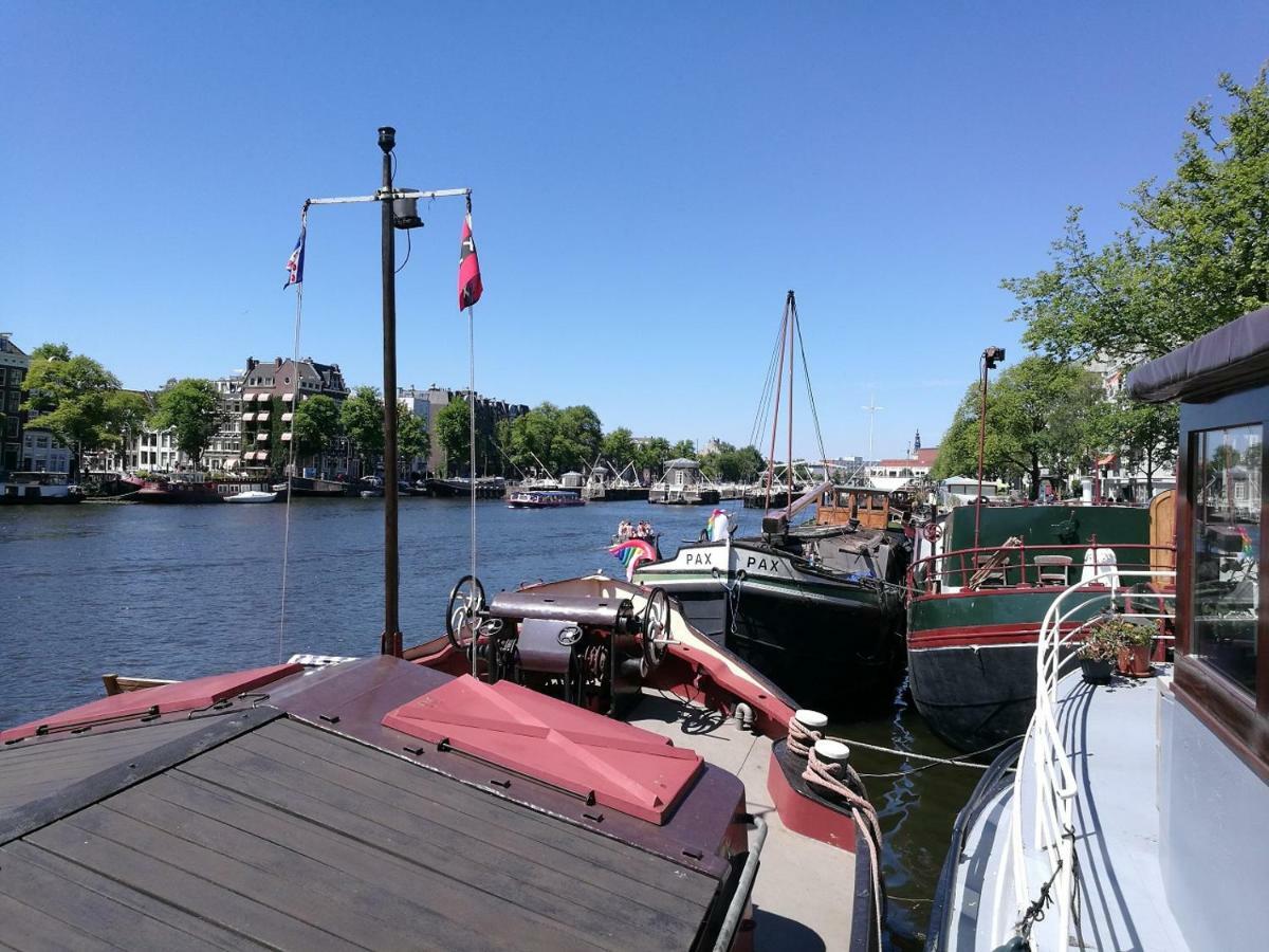 Ferienwohnung Houseboat Rose Amsterdam Exterior foto