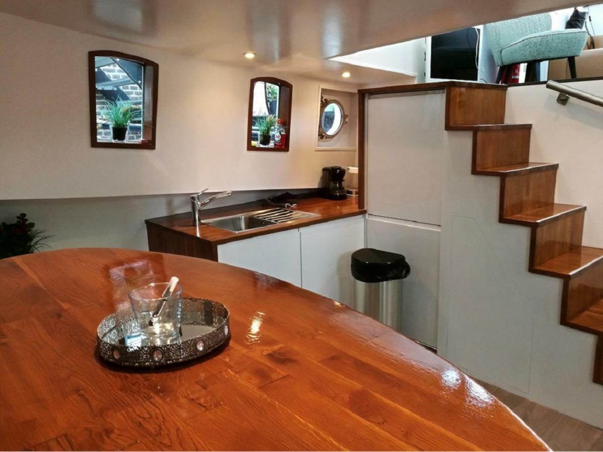 Ferienwohnung Houseboat Rose Amsterdam Exterior foto