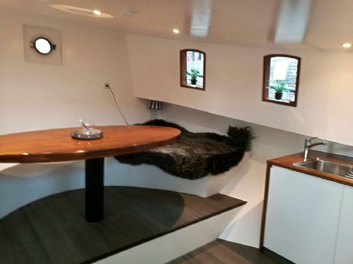 Ferienwohnung Houseboat Rose Amsterdam Exterior foto