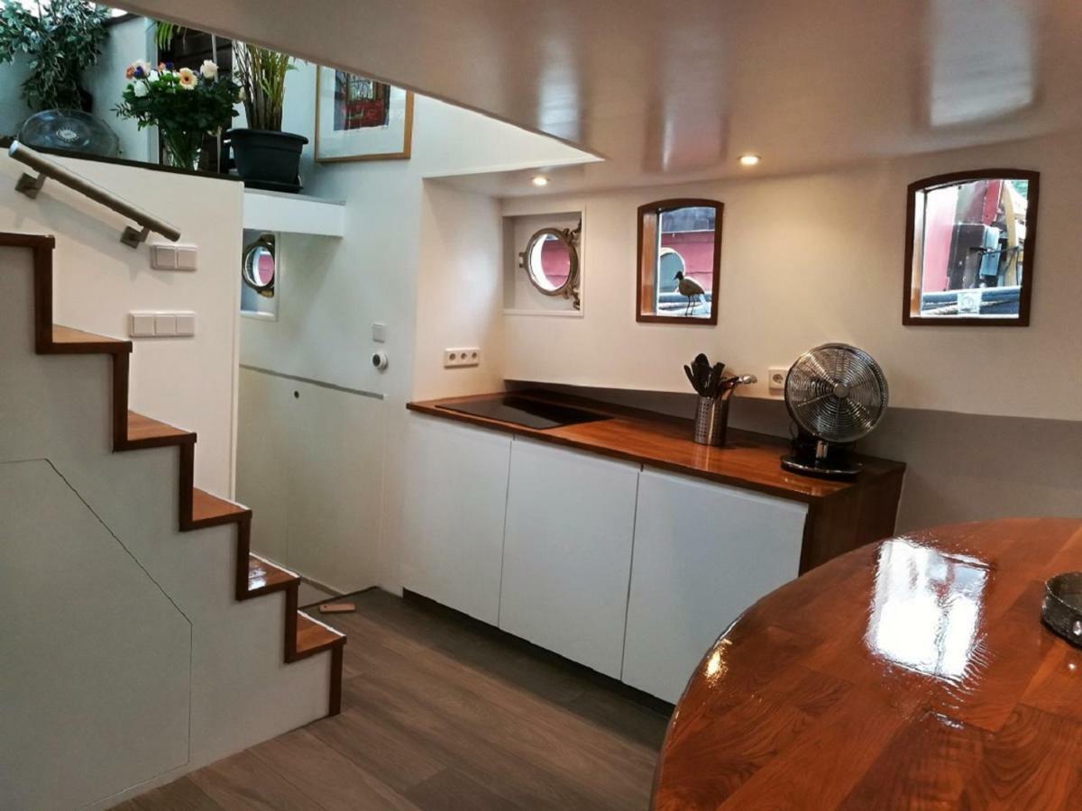 Ferienwohnung Houseboat Rose Amsterdam Exterior foto